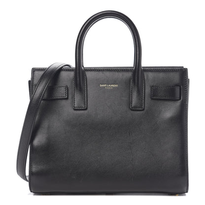 Saint Laurent Calfskin Nano Sac De Jour Black 1 of 10