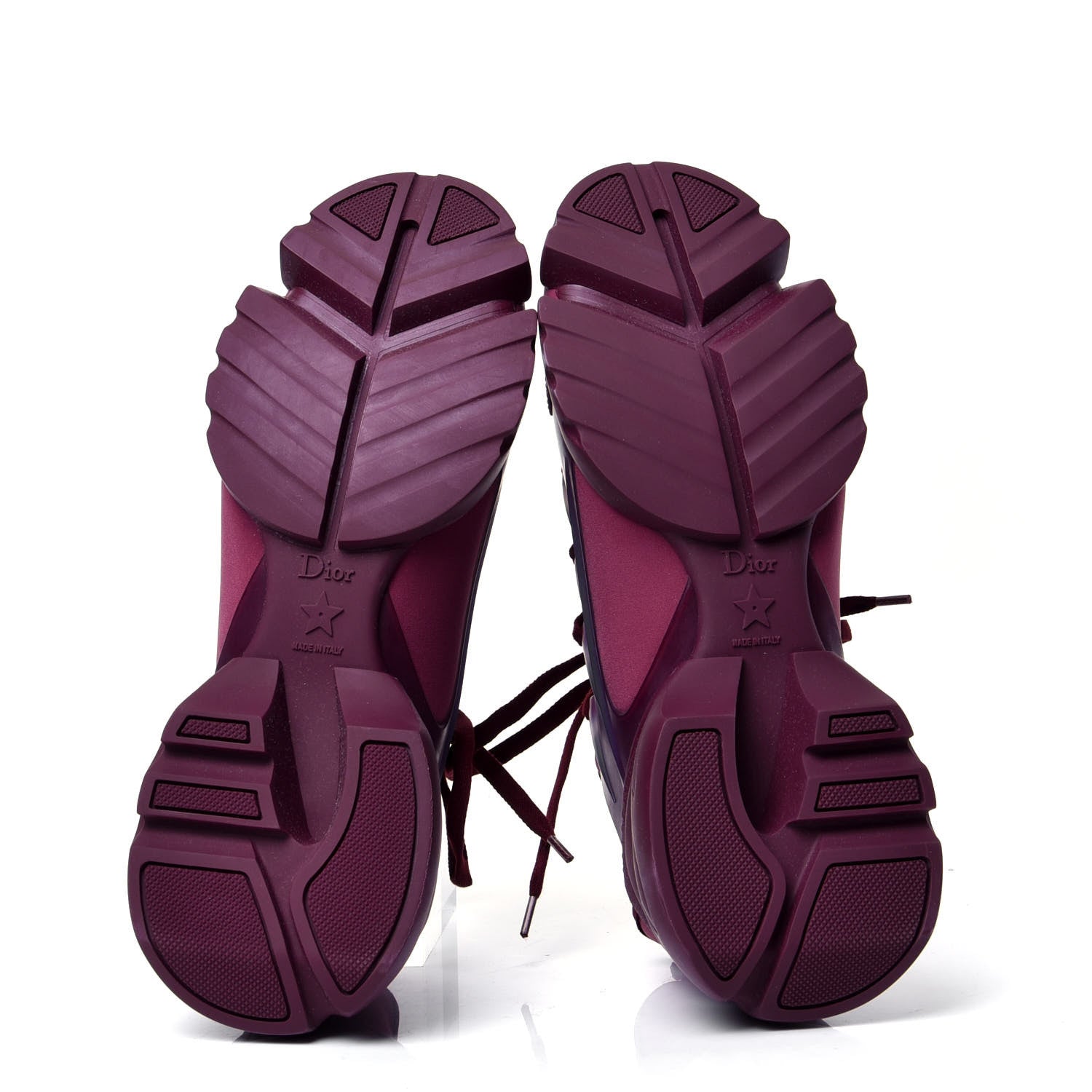 Christian Dior Neoprene Rubber Womens D-Connect Sneakers 38.5 Mallow Rose 5 of 6