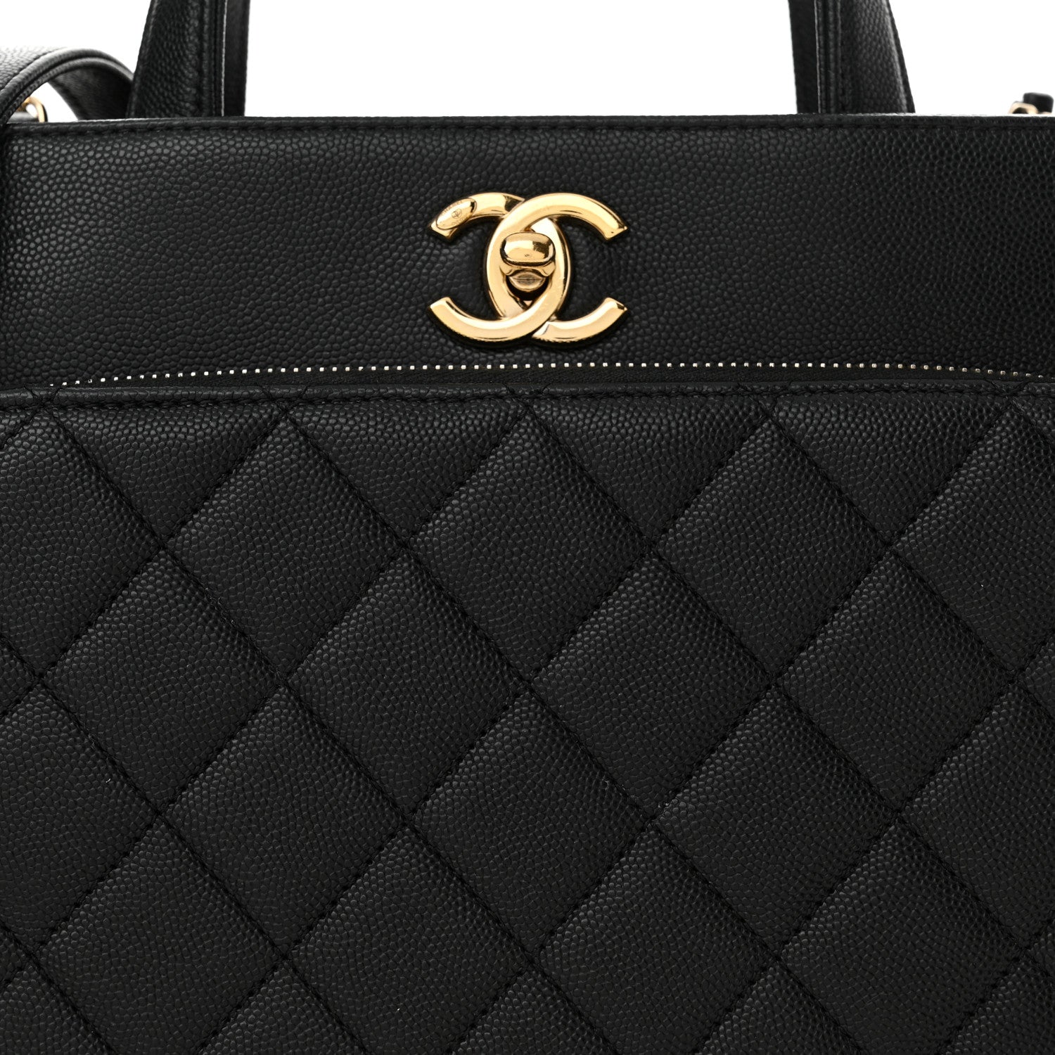 Chanel Caviar Quilted Small Business Affinity Shopping Bag Black 8 of 14