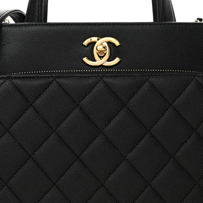 Chanel Caviar Quilted Small Business Affinity Shopping Bag Black 8 of 14