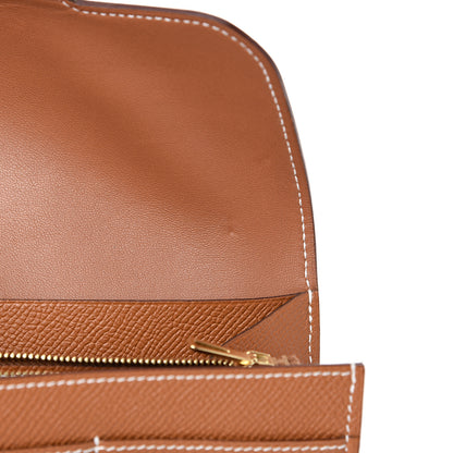 Hermes Epsom Constance Short Wallet Gold 7 of 9