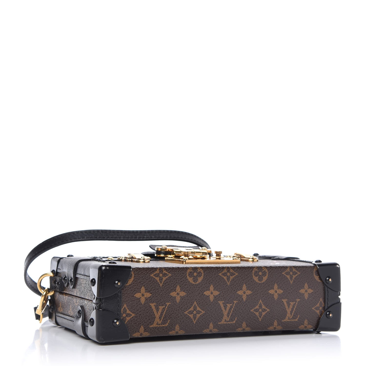 Louis Vuitton Monogram Petite Malle Black 4 of 9