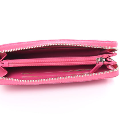 Chanel Caviar Quilted Medium Zip Around Wallet Pink 5 of 20
