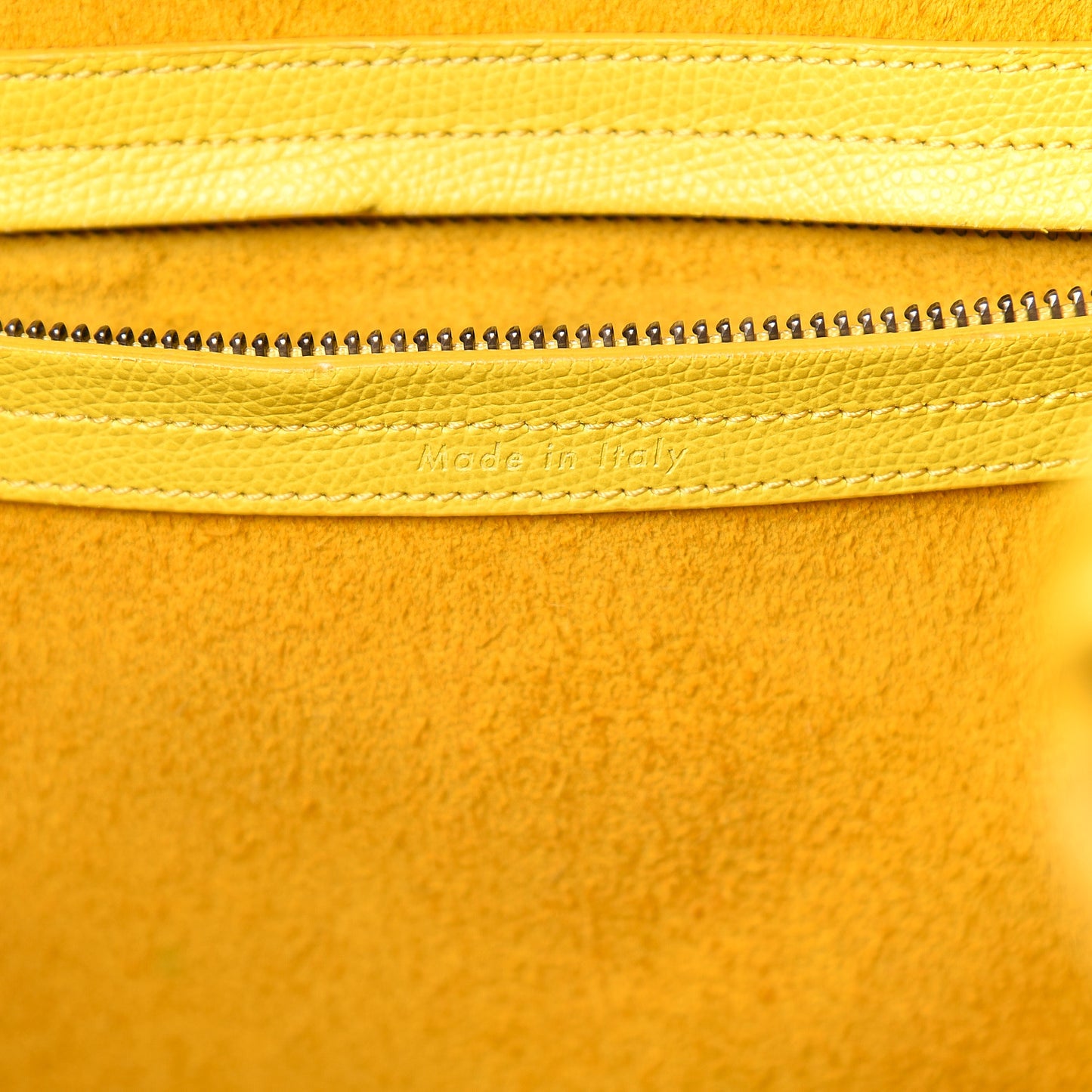 Grained Calfskin Medium Phantom Luggage Yellow