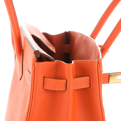 Hermes Epsom Birkin 30 Orange 11 of 24