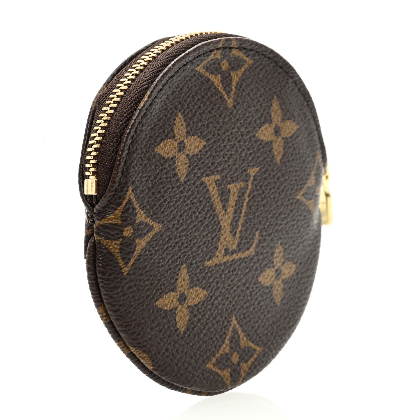 Monogram 2019 Christmas Animation Round Coin Purse Blue
