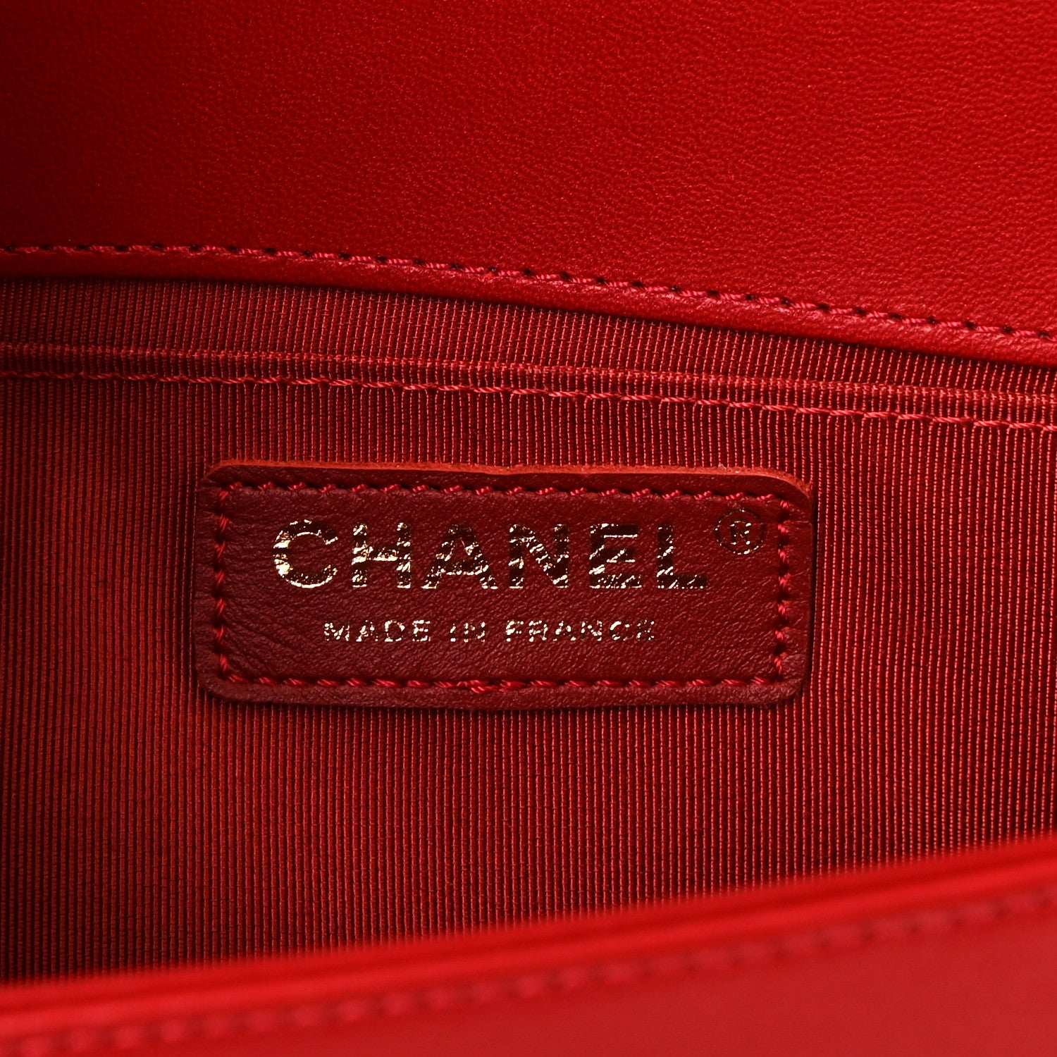 Chanel Lambskin Quilted Medium Boy Flap Red 6 of 11