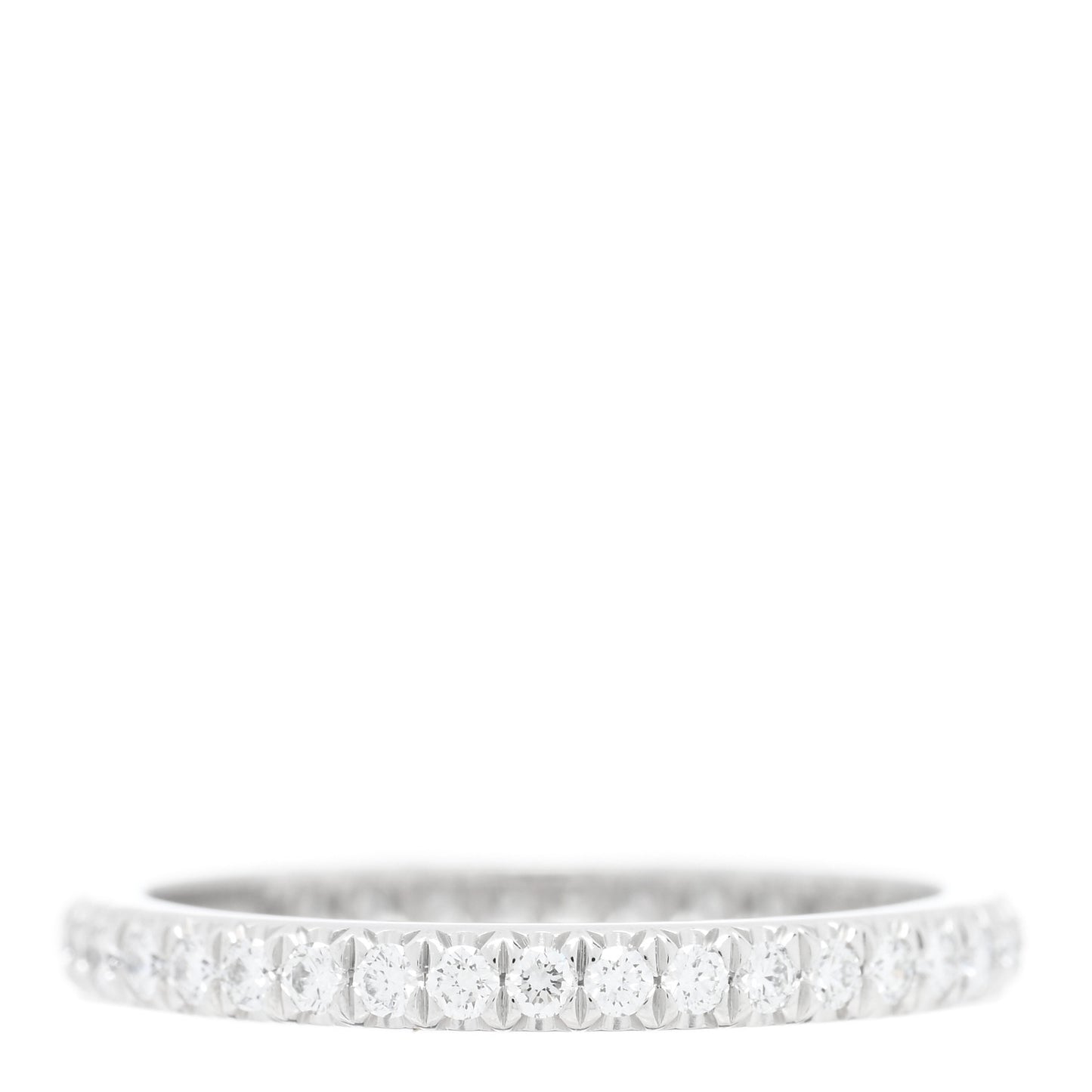 Platinum Diamond .33ctw Soleste Eternity Band Ring 48 4.5