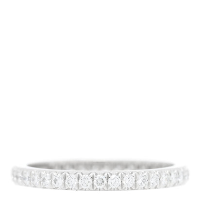 Tiffany Platinum Diamond .33ctw Soleste Eternity Band Ring 48 4.5 3 of 4