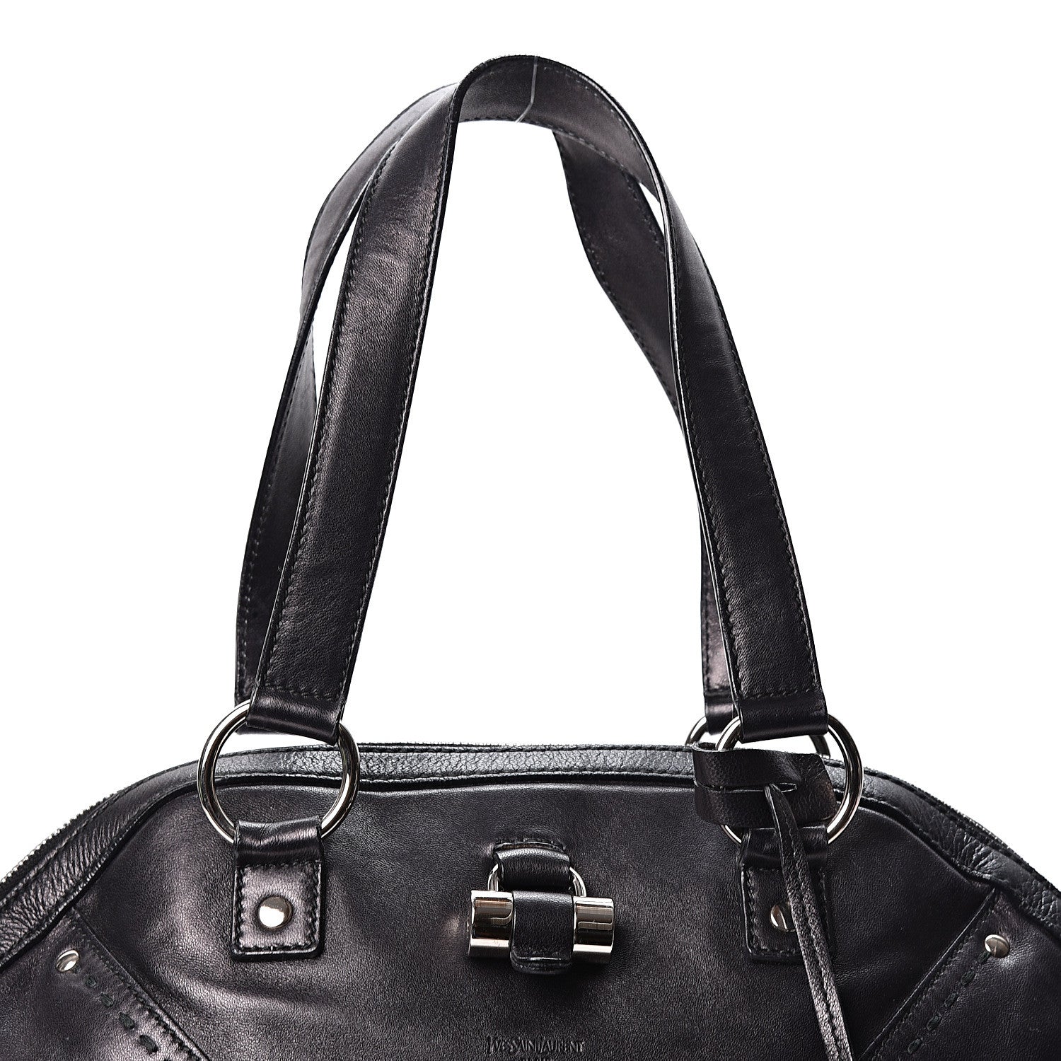 Saint Laurent Calfskin Large Muse Black 7 of 9
