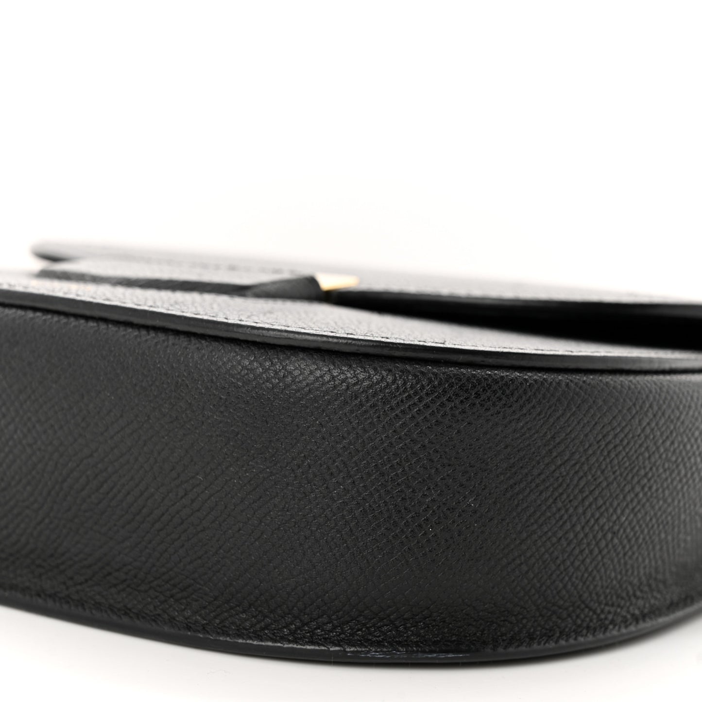 Grained Calfskin Small Trotteur Black