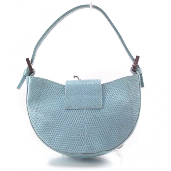 Fendi Lizard Snakeskin Flap Mini Handbag 2 of 10