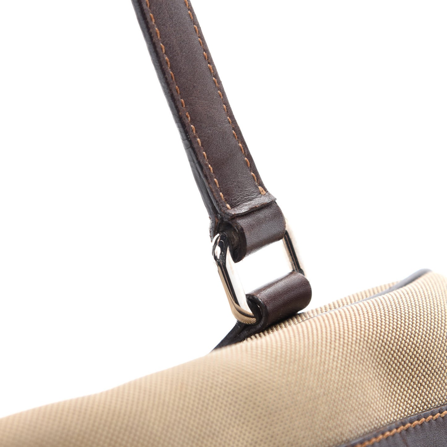 Jacquard Logo Bauletto Corda Bruciato