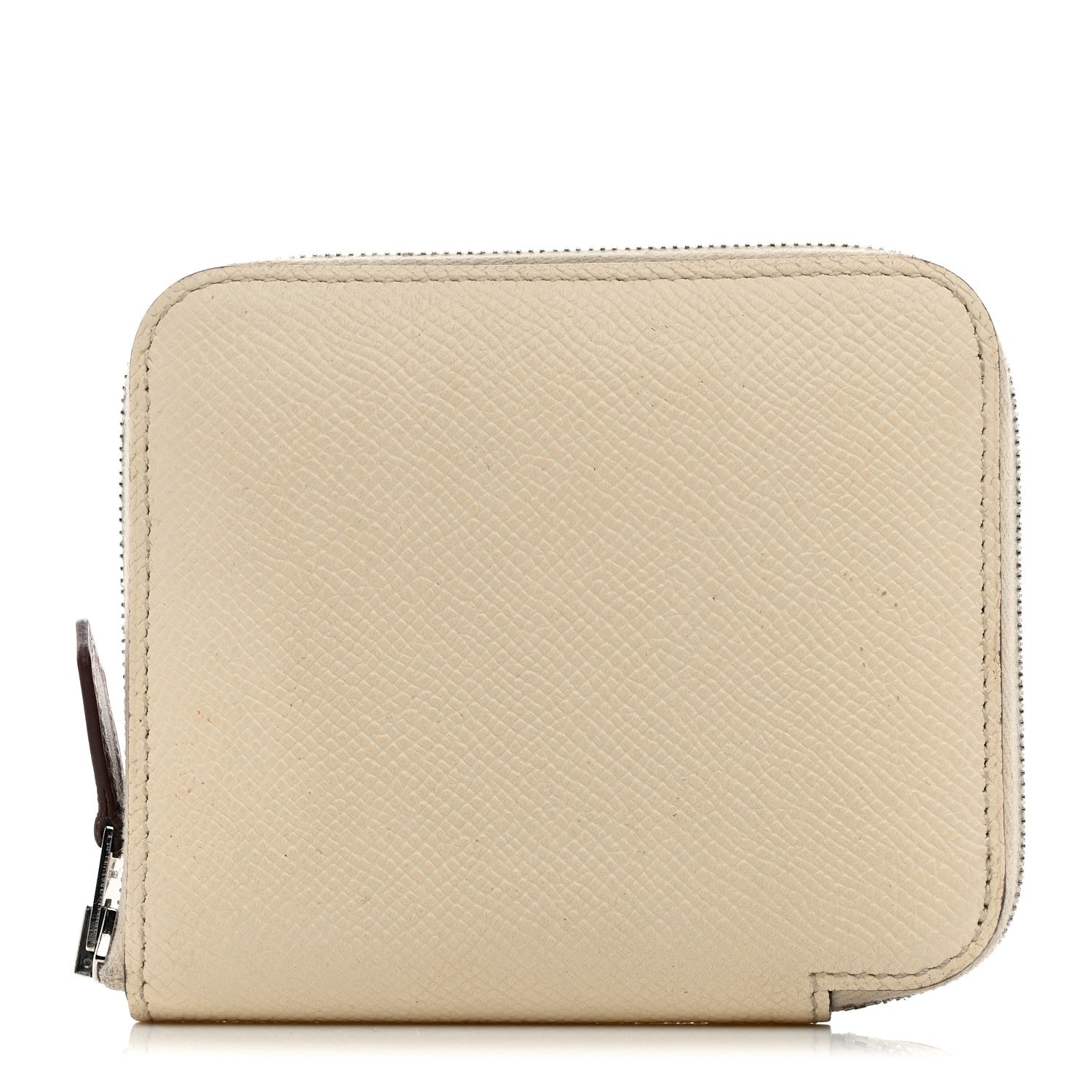 Hermes Epsom Silk'In Compact Wallet Nata 1 of 7