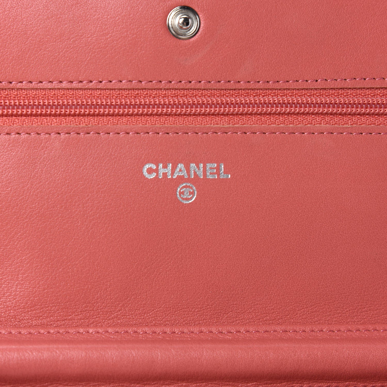 Chanel Patent Quilted Brilliant Wallet On Chain WOC Orange 8 of 11