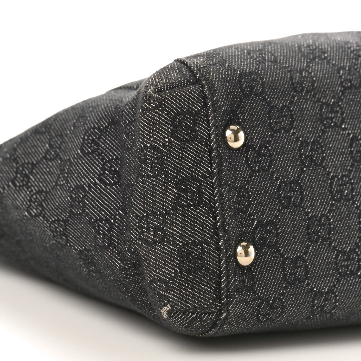 Gucci Monogram Crest Tote Black 8 of 14