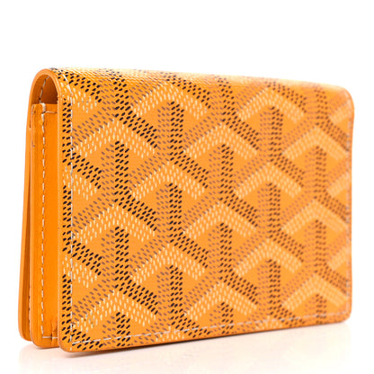 Goyard Goyardine Business Card Holder Yellow 3 of 9