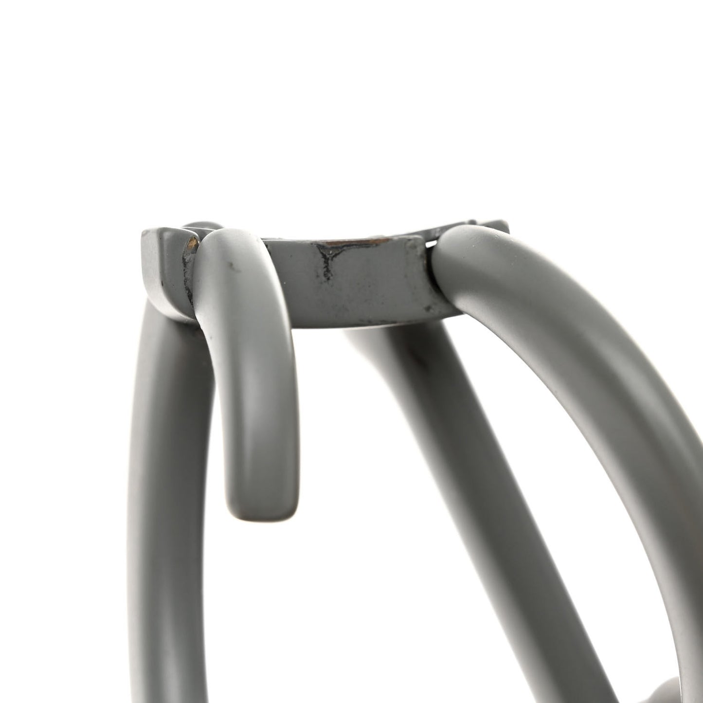 Ultra Matte Calfskin Saddle Bag Grey