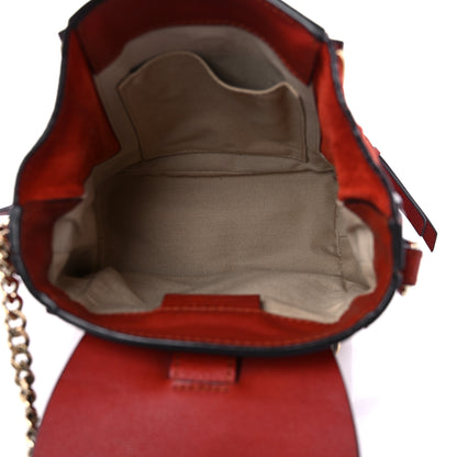 Chloe Suede Calfskin Mini Faye Backpack Earthy Red 5 of 17
