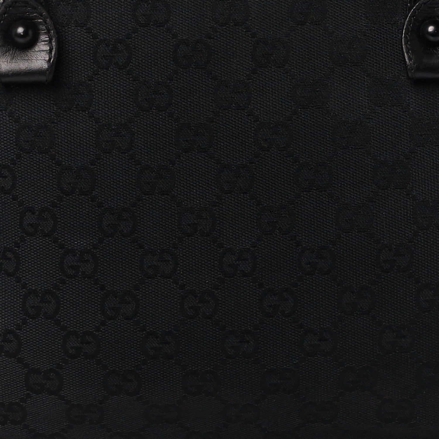 Gucci Monogram Small Bamboo Tote Black 8 of 10