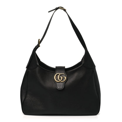 Gucci Goatskin Large Aphrodite Shoulder Bag Black 1 of 10
