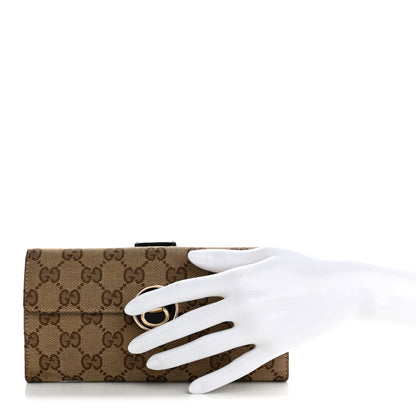 Gucci Monogram Eclipse Continental Wallet Black 2 of 13