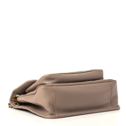 Saint Laurent Lambskin Matelasse Monogram Medium Niki Chain Satchel Dark Beige 3 of 4