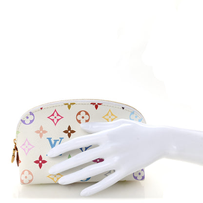Louis Vuitton LV x TM Monogram Multicolor Cosmetic Pouch PM White 2 of 8