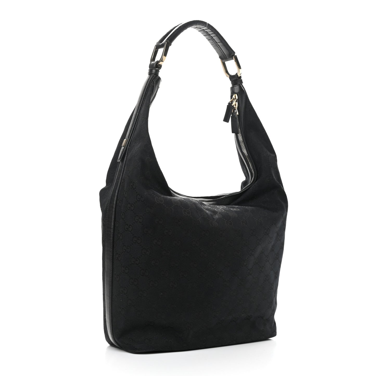 Nylon Monogram Large Hobo Black