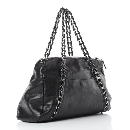 Chanel Glazed Caviar Modern Chain Tote Black 3 of 13