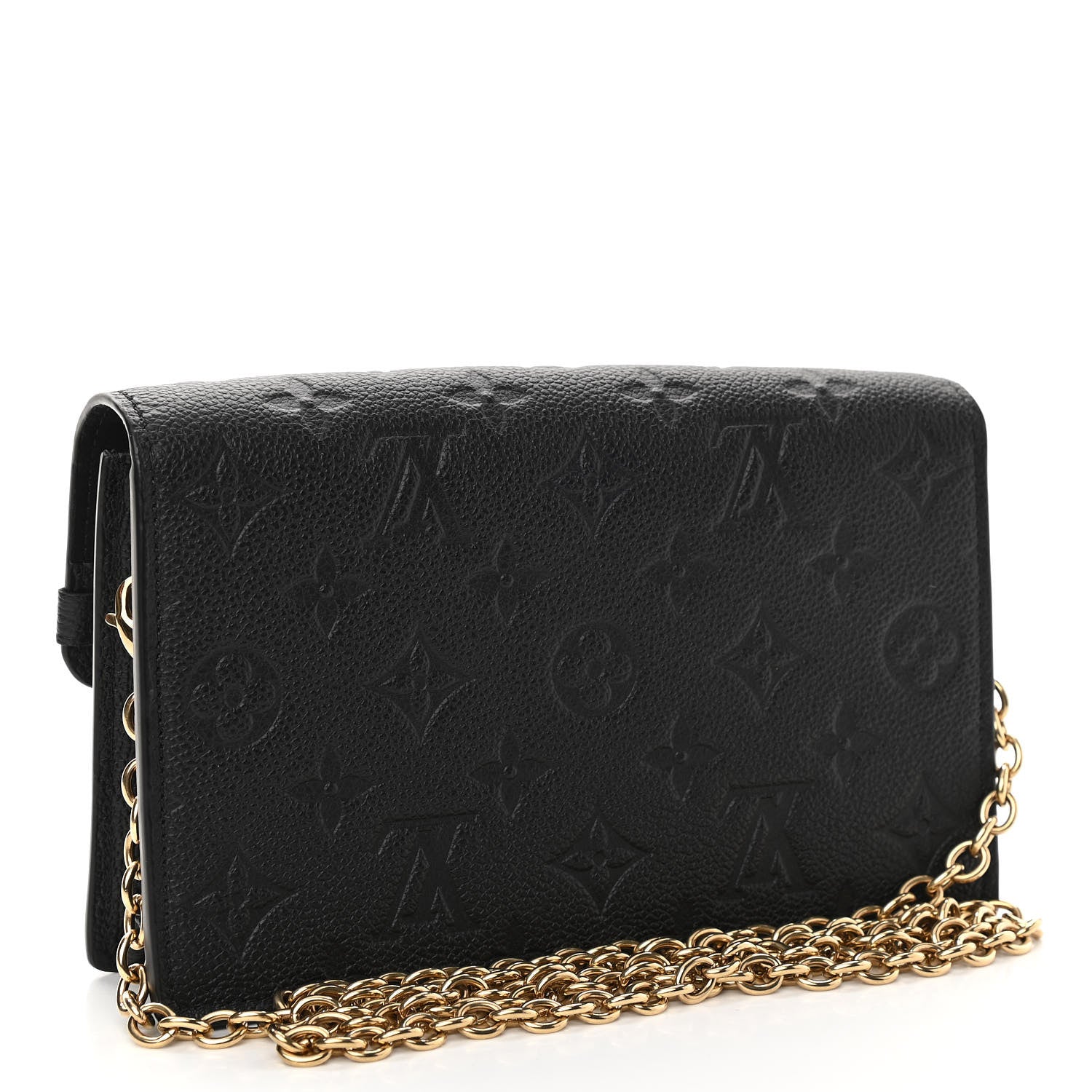 Louis Vuitton Empreinte Vavin Chain Wallet Black 3 of 10