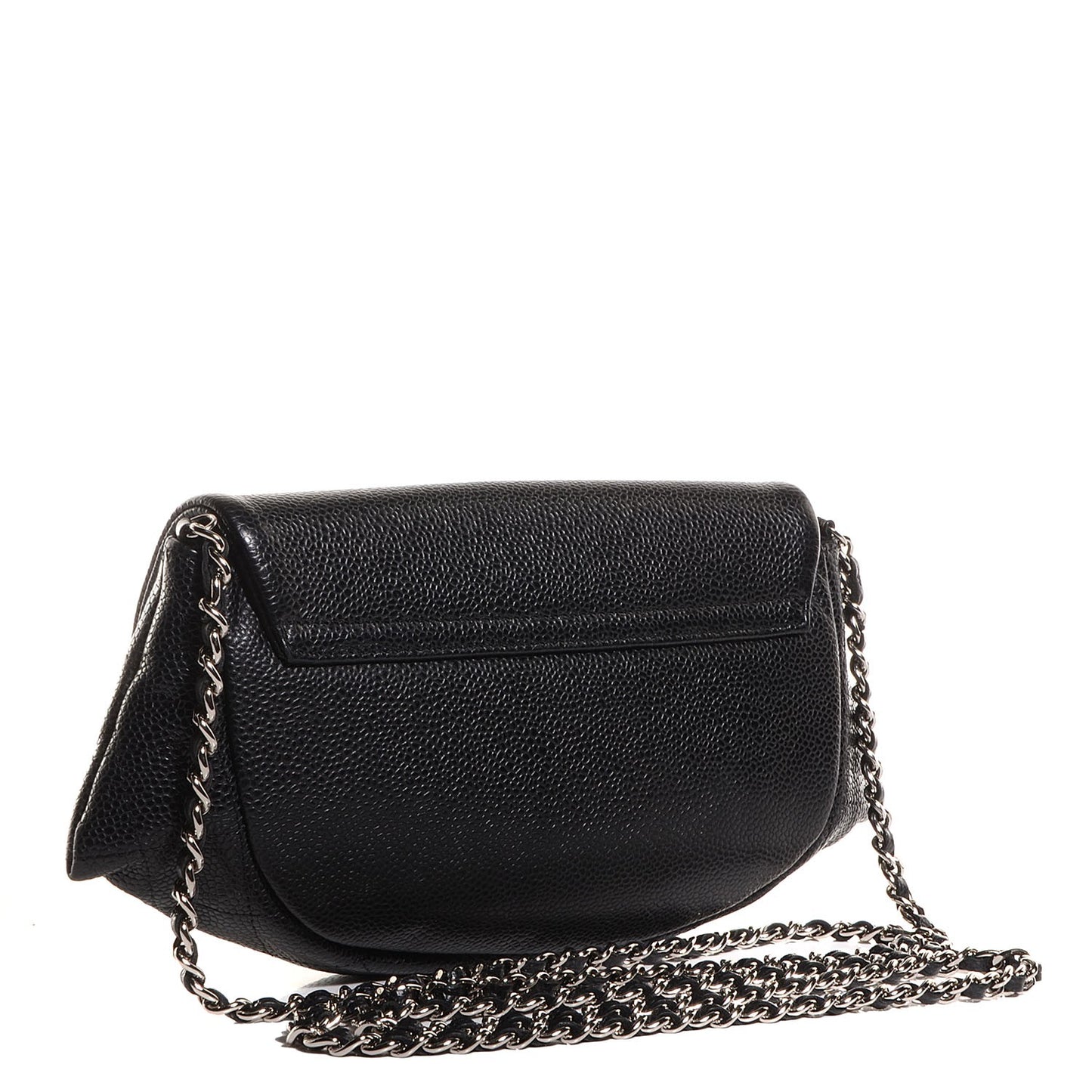Caviar Half Moon Wallet On Chain WOC Black