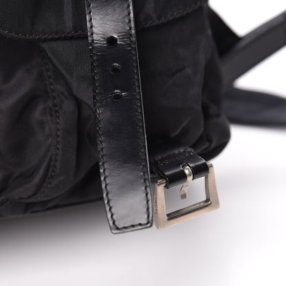 Prada Nylon Vela Medium Backpack Black 14 of 17