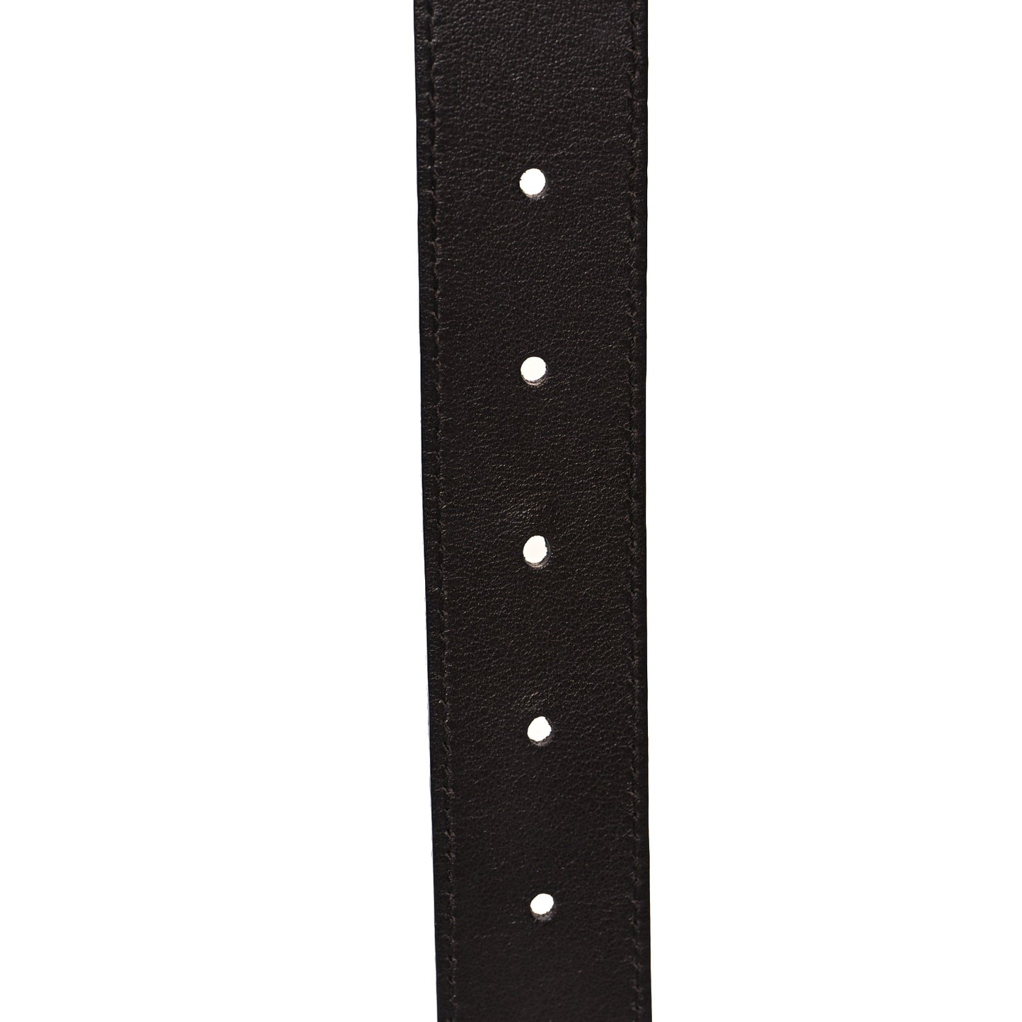 Moon Calfskin Double G 30mm Belt 95 38 Dark Cocoa