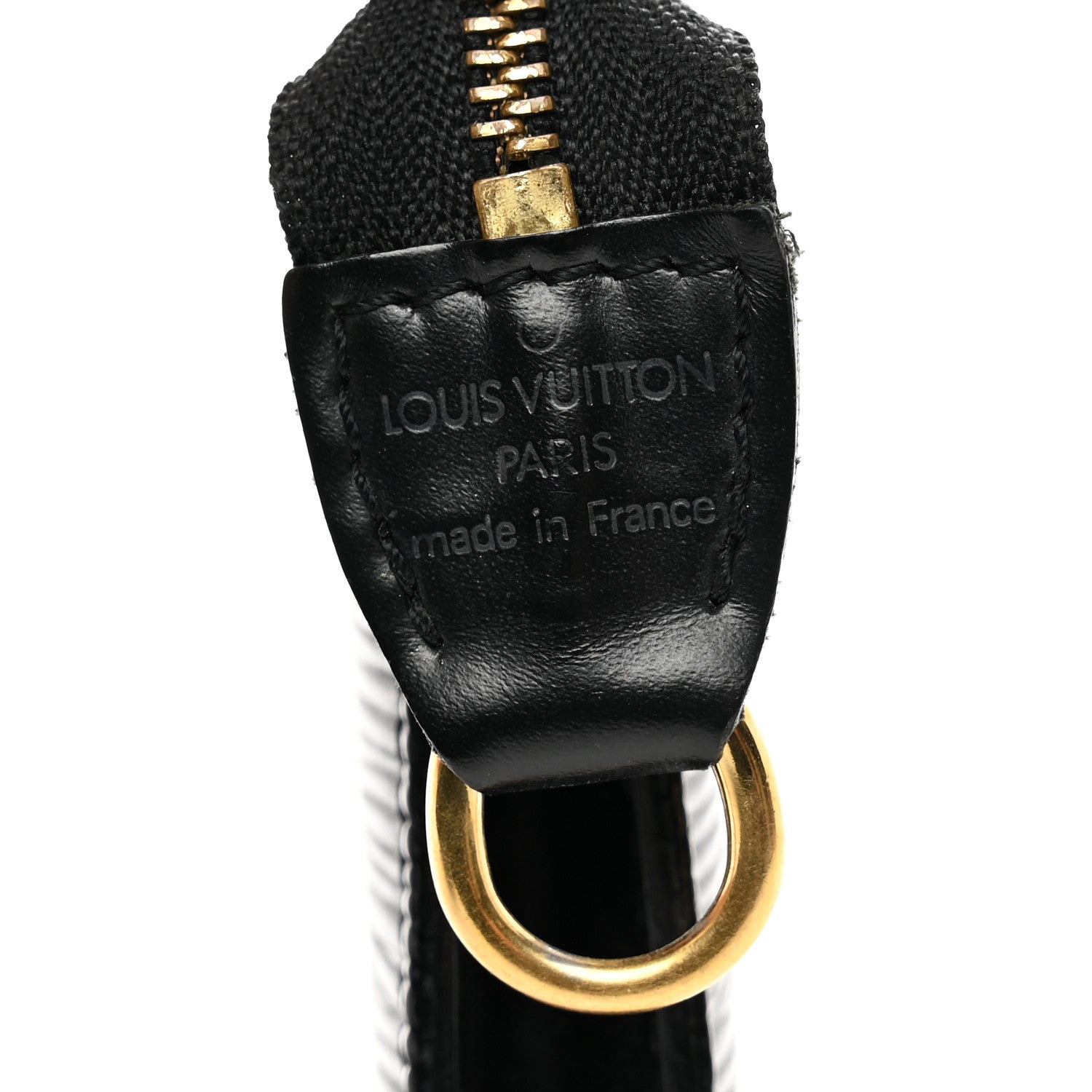 Louis Vuitton Epi Pochette Accessories 21 Black 6 of 7