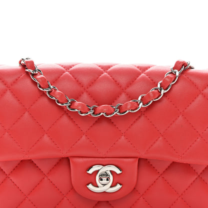 Chanel Lambskin Quilted Mini Rectangular Flap Pink 8 of 11