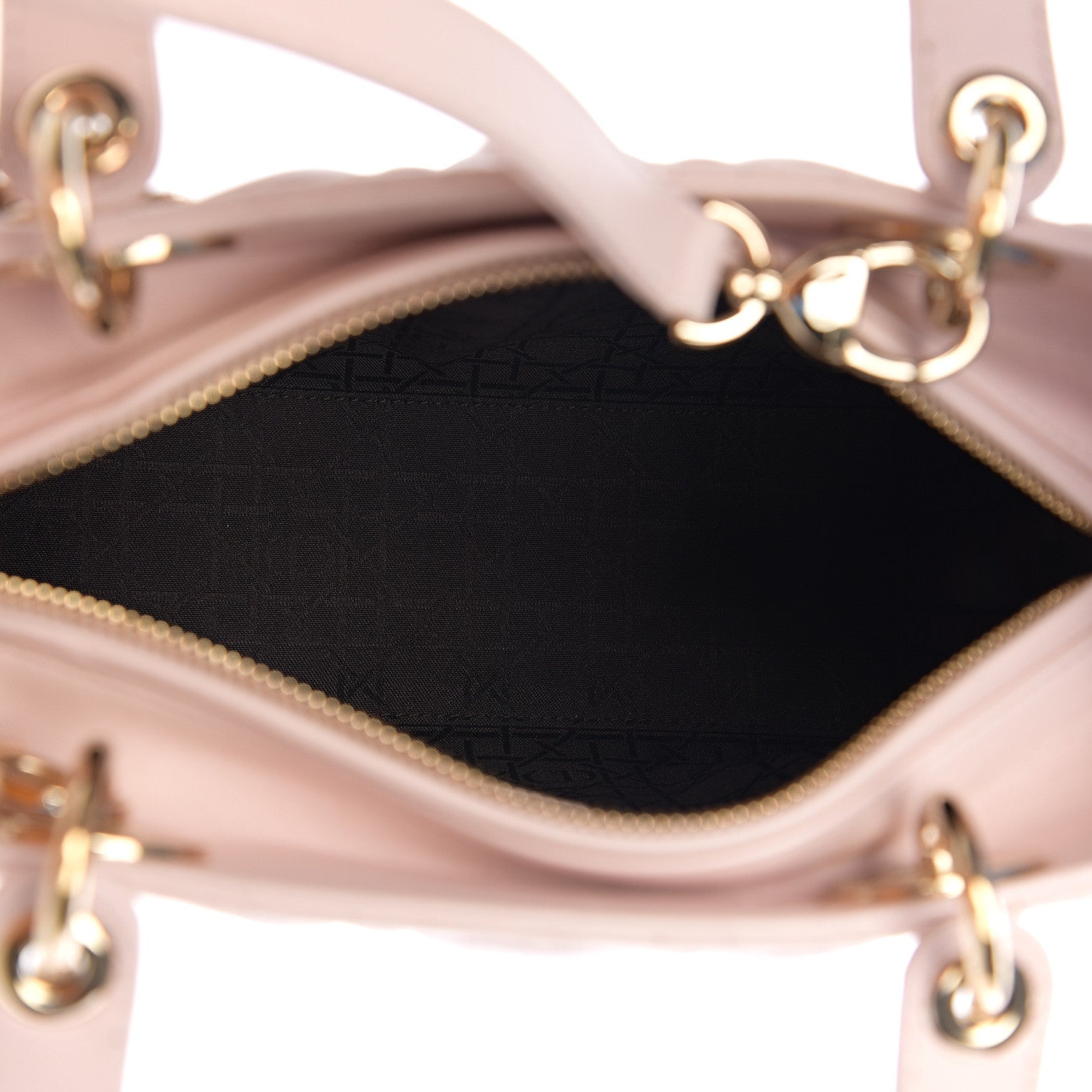 Christian Dior Lambskin Cannage Medium Lady Dior Light Pink 4 of 9