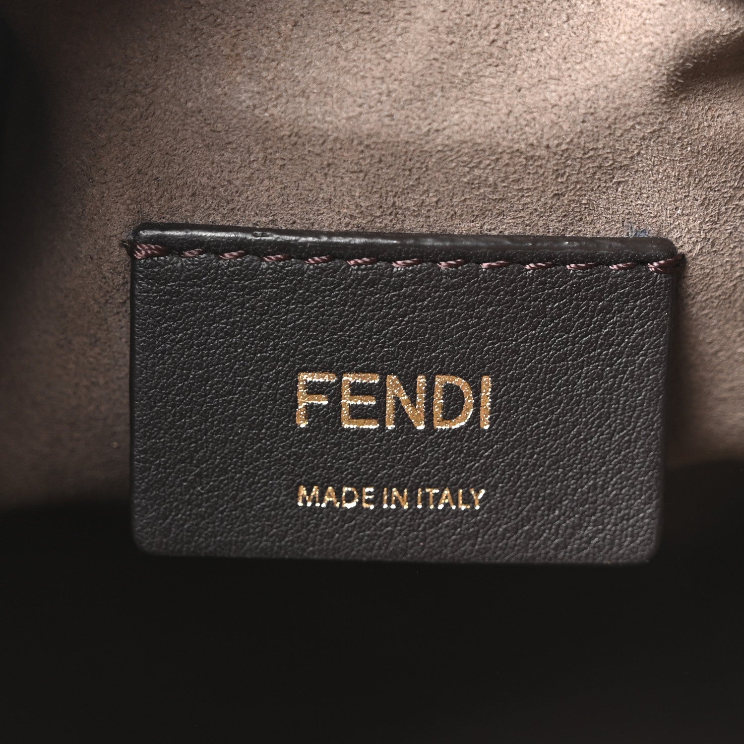 Fendi Vitello King F is Fendi Logo Embossed Mini Mon Tresor Bucket Bag Light Rose 6 of 10