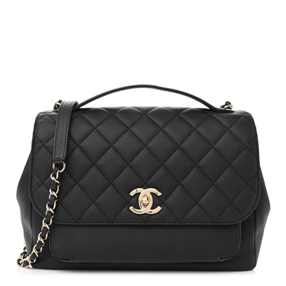 Chanel Caviar Quilted Large Business Affinity Flap Black 1 of 14