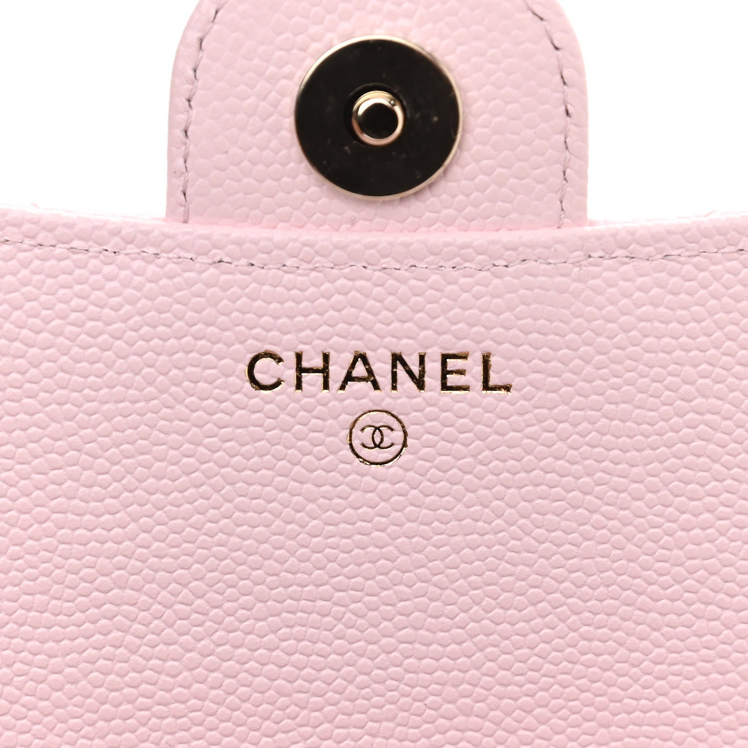 Chanel Caviar Quilted Flap Phone Holder With Chain Light Pink 7 of 13