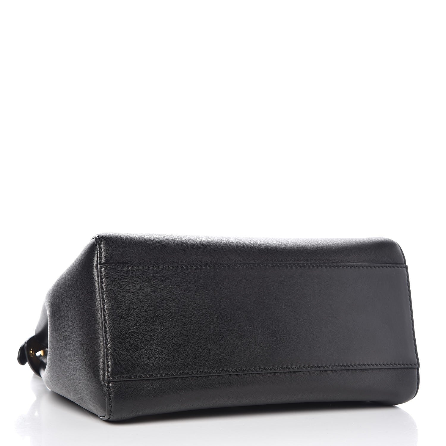 Fendi Nappa Mini Peekaboo Iconic Satchel Black 4 of 9