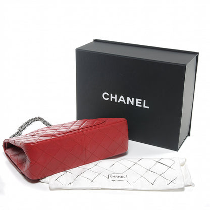 Chanel Aged Calfskin Quilted 2.55 Reissue 227 Flap Red 8 of 8