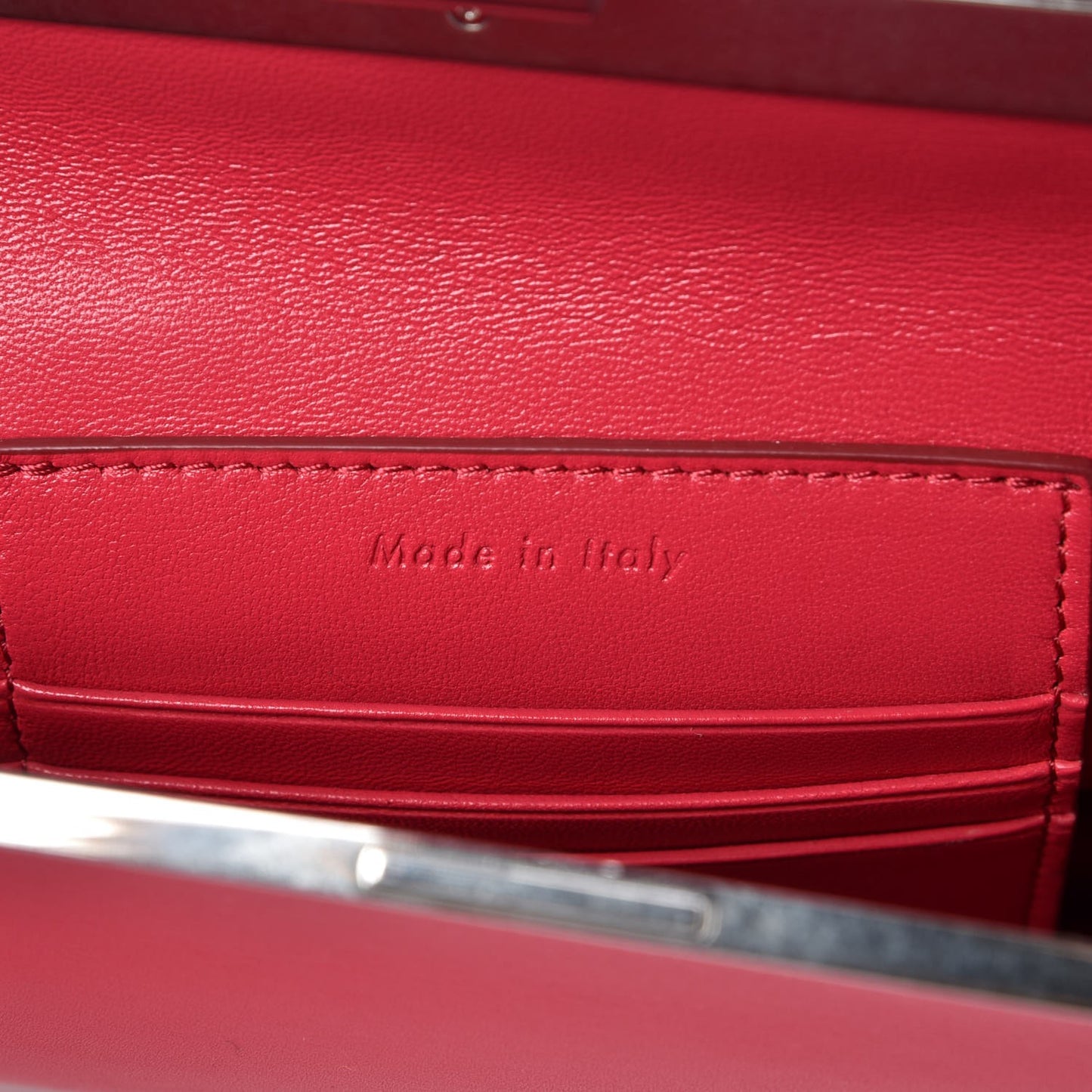 Smooth Calfskin Mini Clasp Bag Pink