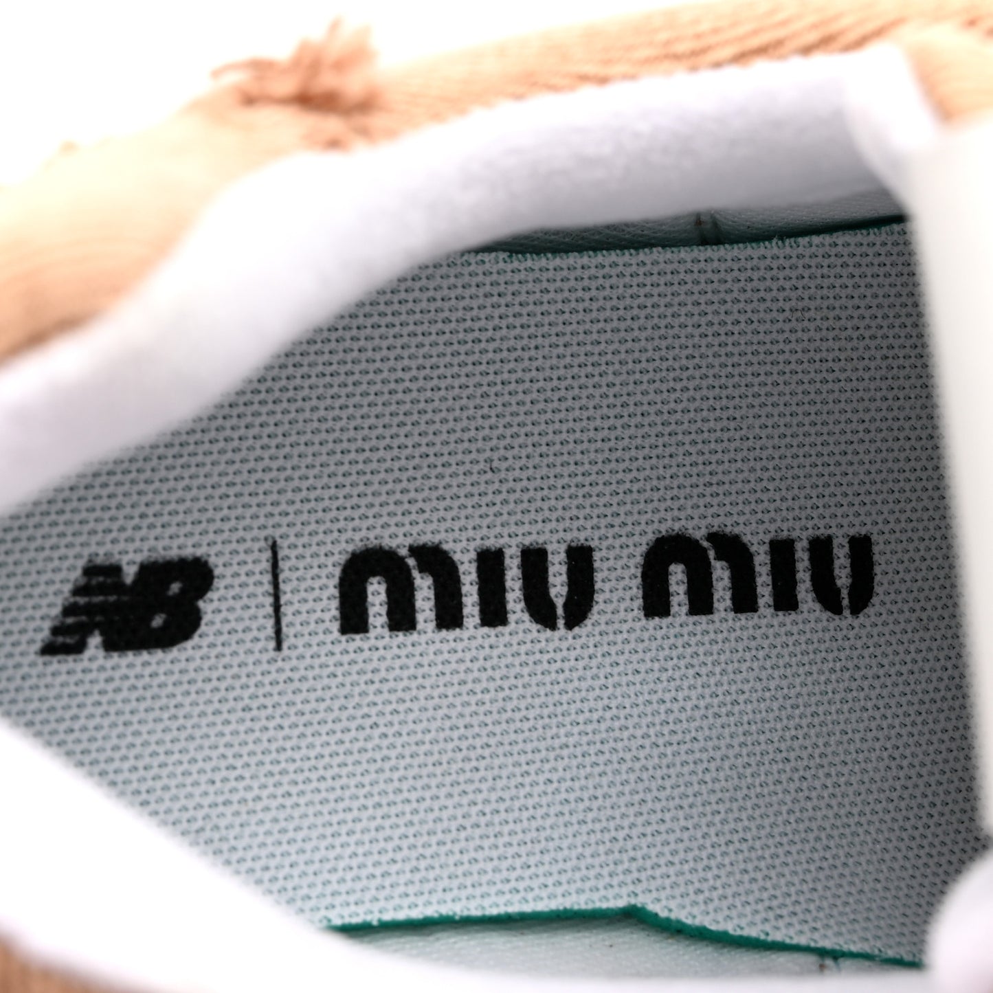 X NEW BALANCE Denim Marmorizzato 574 Sneakers 38.5 Cognac