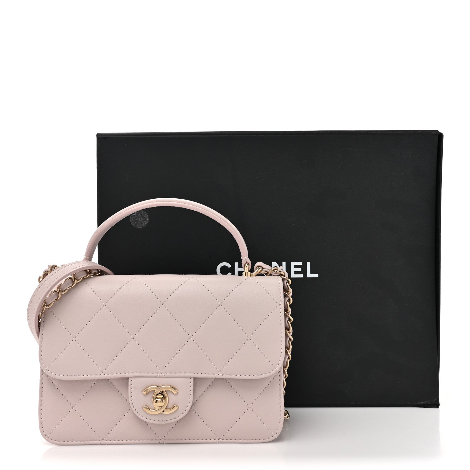 Chanel Calfskin Quilted Coco Lady Flap Light Purple 16 of 16