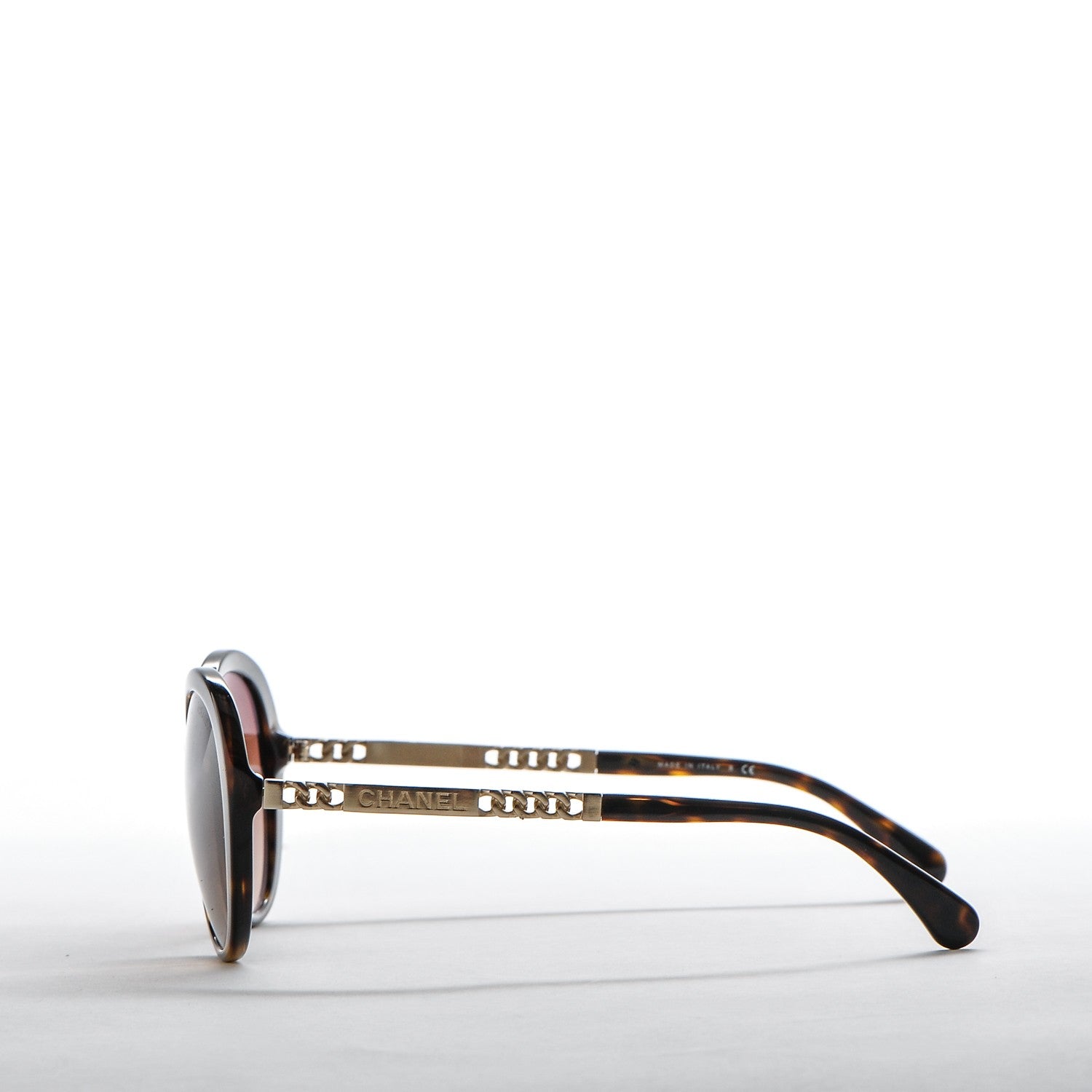 Chanel Chain Oval Summer Sunglasses 5353 Tortoise 3 of 8