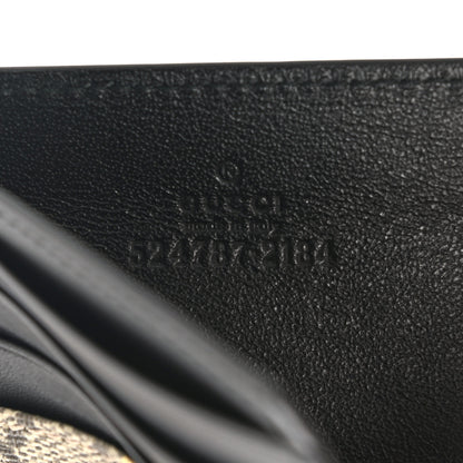 Gucci GG Supreme Monogram Bees Card Holder Black 6 of 7
