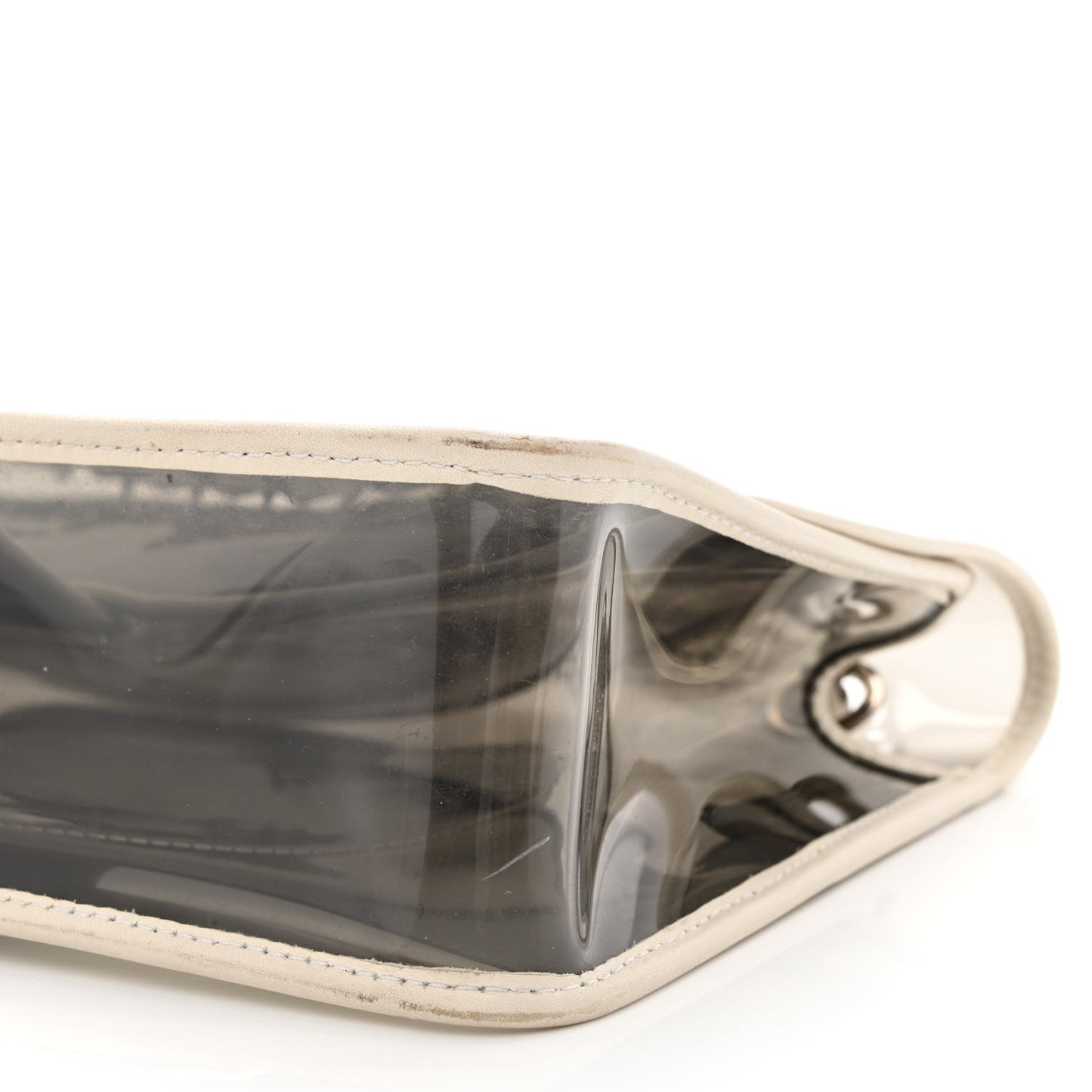 Lambskin Vinyl Large Naked Flap Silver