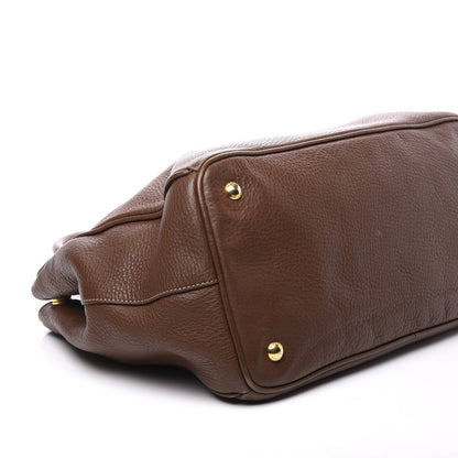 Prada Vitello Daino Tote Palissandro 5 of 13