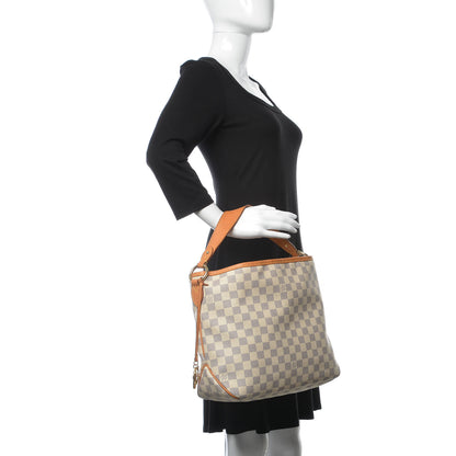 Louis Vuitton Damier Azur Delightful PM Rose Ballerine 2 of 10